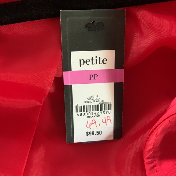 Bright Coral Waterproof Jacket - Picture 3 of 3